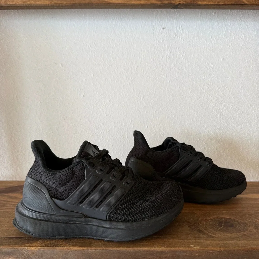 Lot of 2 adidas X_PLRPHASE UBounce DNA Kids Sneakers Triple Black Size 11K